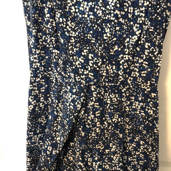 Mini floral print navy cotton dress - Picture 6 of 6